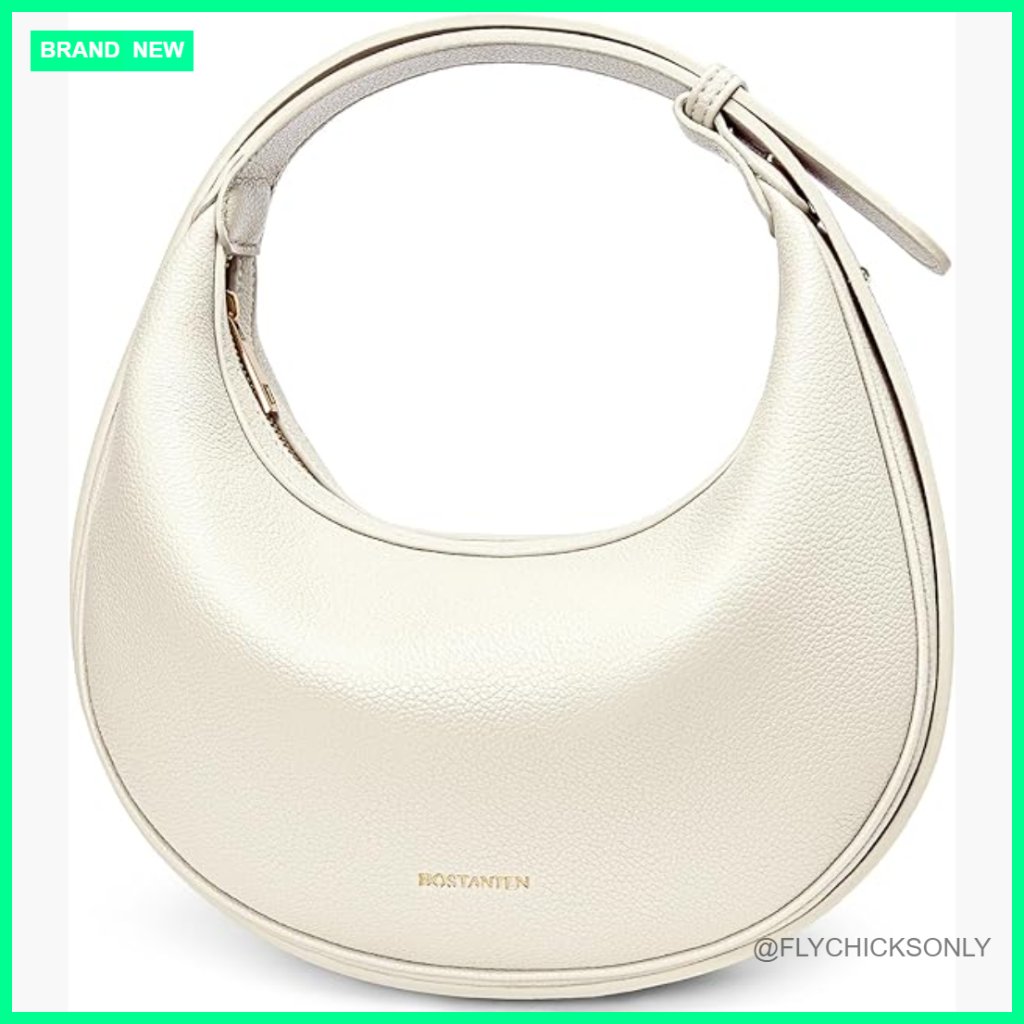 Faux Leather Crescent Shoulder Bag Crossbody Hobo Clutch Adjustable Strap